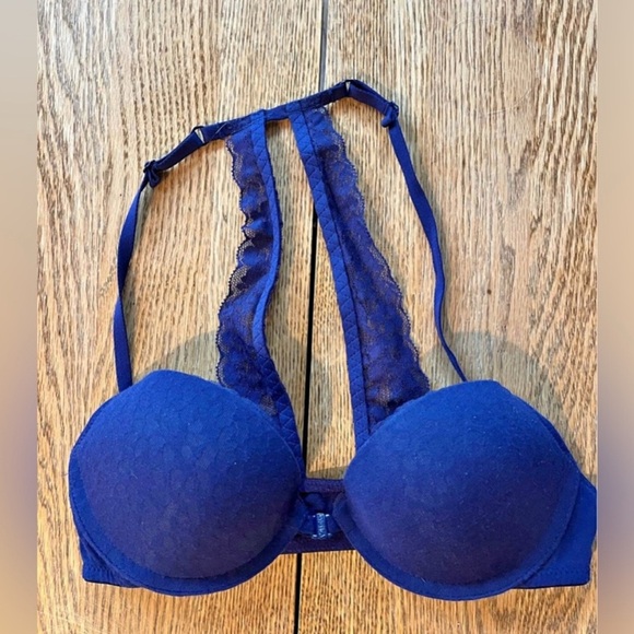 La SENZA Other - NWOT La Senza front clasp Blue Push-Up Bra- 34A